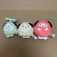 サンリオキャラクターズ フルーツきぐるみマスコット～キウイ～ 5個