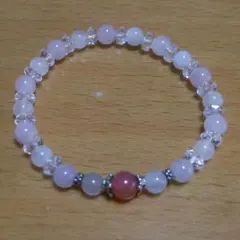 天然石 パワーストーン☆インカローズブレスレット