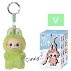 ラブブ イニシャル Vぬいぐるみ アルファベット Labubu 【正規品】34