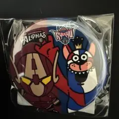 缶バッチ Alphas 越谷アルファマン 琉球ゴールデンキングス