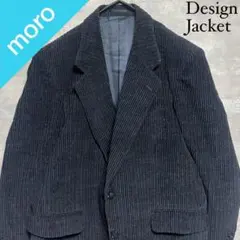 No.1234 VINTAGE 古着 テーラードジャケット コーデュロイ 紺色