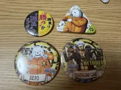 缶バッジ　ワンピース　輩　トンガリ缶バッジ　ロー　ベポ　ワンピースタワー