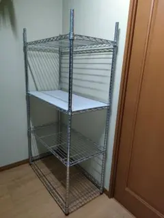 ホームエレクター　スチールラック 4段　【解体済み】★たのメル便で発送可能