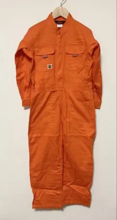 【美品】SOWA オレンジ　つなぎ　キッズ　130cm
