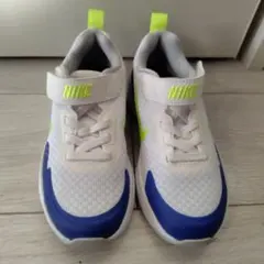 Nike スニーカー US 12C ホワイト/ブルー/イエロー