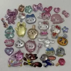 ㉕ボンボンドロップシール　立体シール　フレークシール　キャラクター