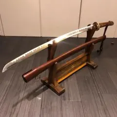 新品未使用】 模造刀 居合練習 太刀 美術品 手鍛造打 脇差【花言葉 