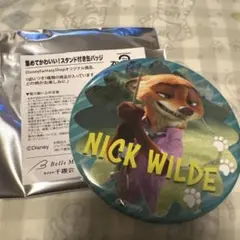 ズートピア ニック・ワイルド スタンド付き缶バッジ - メルカリ