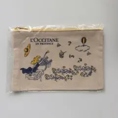 【新品未使用】ロクシタンノベルティ、フラワーブーケポーチ