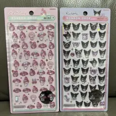 サンリオ　ボンボンドロップシールミニ　マイメロ クロミ