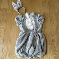 ハロウィン ウサギ 着ぐるみ カチューシャ付き