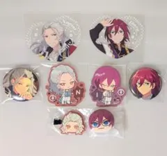 あんスタ 乱凪砂 七種茨 感謝祭 ステッカー 前髪クリップ 缶バッジ Eden