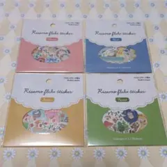 キャンドゥ リカーモフレークシール4 点セット シール/ステッカー/文房具