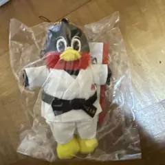 つば九郎　柔道 ぬいぐるみキーホルダー