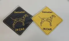 ダルメシアン IN CAR サインステッカー 2枚セット