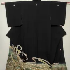 ZF-1144 黒留袖 落款 作家物 高級 逸品 正絹 比翼仕立 2025年最新】黒留袖 落款入り 作家物の人気アイテム - メルカリ