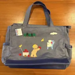 【新品未使用】ファミリア　マザーズバッグ　トートバッグ　デニムバッグ