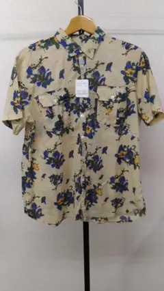 M907【新品】ドラッグストアーズ 総柄 花柄 半袖 シャツ トップス