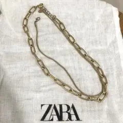 ZARA ゴールド チェーンネックレス