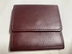 【新品未使用】革製コインケース　ビジネスレザーファクトリー　ダークレッド