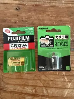 카메라 배터리 후지필름 CR123A 내셔널 4LR44