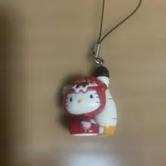 ハローキティ エヴァンゲリオン コラボ ラウンドワン ストラップ