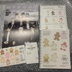 ATEEZ シーグリ 2026 カレンダー ダイアリー ステッカー QR アチズ