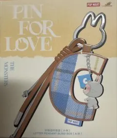 POP MART PIN FOR LOVE THE MONSTERS キーホルダ