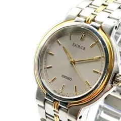 未使用完品 稼働⭐️SEIKO 腕時計 DOLCE コンビ メンズ クォーツ 