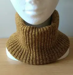 カシミヤ100%ロングネックウォーマー