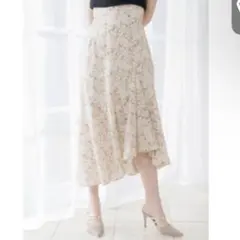 LIP SERVICE Marble flowerアシメマーメイドスカート