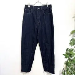 UNIQLO ユニクロ ペグトップハイライズジーンズ デニム　紺　26 美品