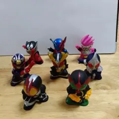 仮面ライダー　戦隊ヒーロー　指人形　ソフビ　フィギュア 仮面ライダーX・仮面ライダーZX・仮面ライダーシンソフビ