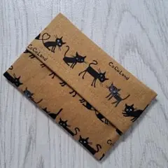 ポケットティッシュケース　☆679　ねこ柄