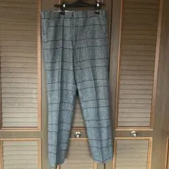 メンズスラックス　チェック柄