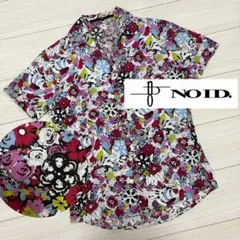 美品 NO ID ノーアイディー 総柄 花柄 フローラル オープンカラー シャツのサムネイル