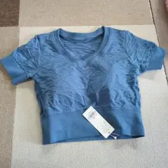 LAVA【SUKALA】ジオメトリックショートスリーブトップス　M