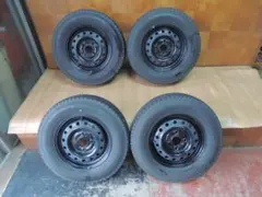 2016ヨコハマ145/80R12 80/78N 鉄ホイールスズキカバー付 4本 - メルカリ