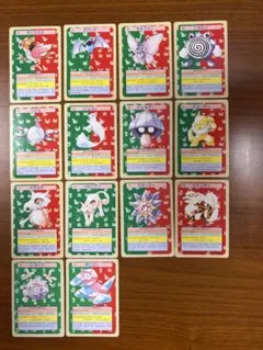 ポケモンキッズ付属トレカ 24枚セット バンダイ1997〜1998年当時物