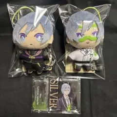 ツイステ EXぬいぐるみ シルバー アクリルスタンド マスコット 3点セット