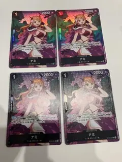ナミ プレミアムカードコレクション ベストセレクション プロモ パラレル 4枚