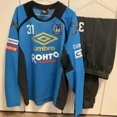 ガンバ大阪 選手支給 フルスポンサー仕様 トレーニングウェア上下セット O-XO