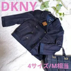 【DKNY 】ネイビー ダブルブレストジャケット 4サイズ/M相当のサムネイル