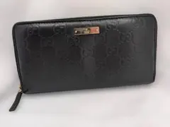 ✨GUCCI グッチ GGインプリメ 長財布 ブラック 2459080959 黒 - メルカリ