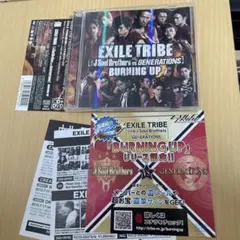 CD 三代目JSB GENERATIONS BURNING UP 帯　DVD付き