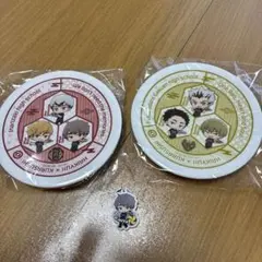 くら寿司　ハイキュープレート 2枚セット　梟谷、音駒高校　宮治めじるしちゃーむ