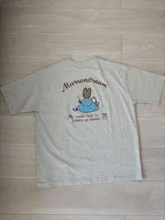【新品、タグ付き】サンリオ　マロンクリーム　Tシャツ　L グレー半袖