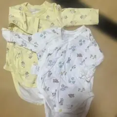 ユニクロ ベビー 肌着 ロンパース 2枚セット