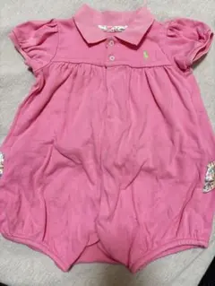 【ラルフローレン】ロンパース 半袖　ピンク　9M