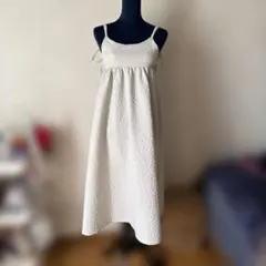 グレイル　ホワイト キャミソール ロングワンピース